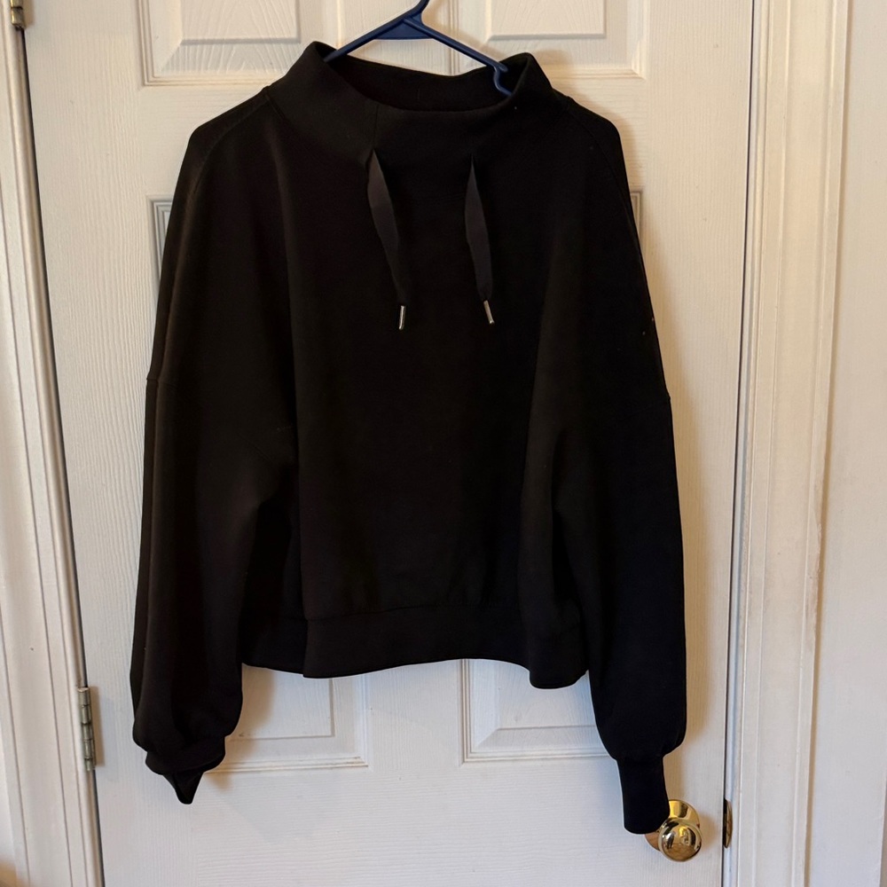 SPANX Black Cowl Neck Women's Sweater